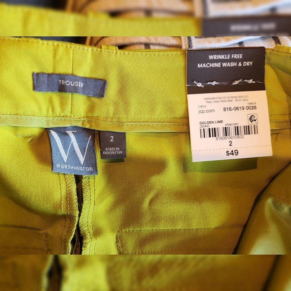 Worthington High Rise Trousers Sz 2 - Picture 10 of 11